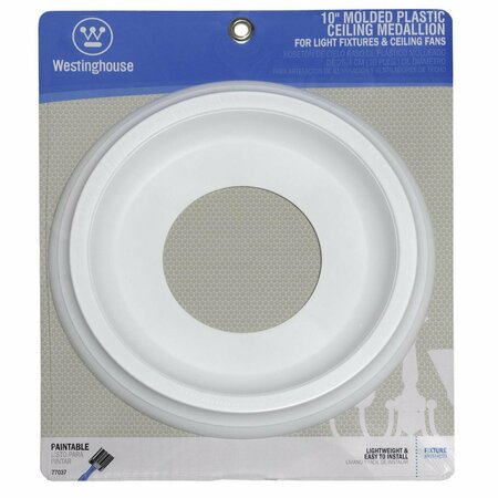 Westinghouse ROSETTE WHITE 10"" 77037